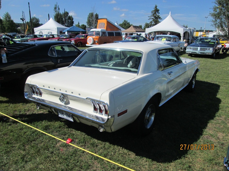 Mustang 1967 et 1968 vue au show de Granby 2013 2013_023