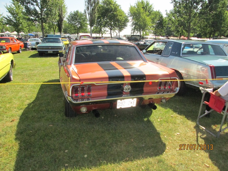 Mustang 1967 et 1968 vue au show de Granby 2013 2013_025