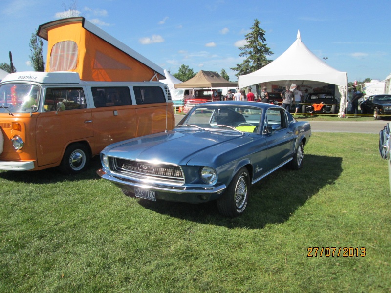 Mustang 1967 et 1968 vue au show de Granby 2013 2013_026