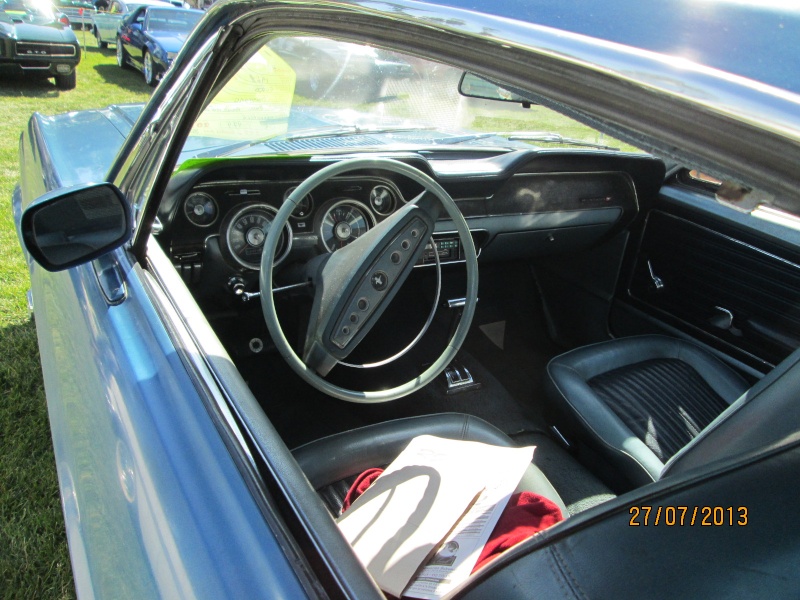 Mustang 1967 et 1968 vue au show de Granby 2013 2013_027
