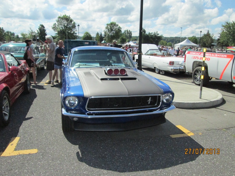 Mustang 1967 et 1968 vue au show de Granby 2013 2013_038