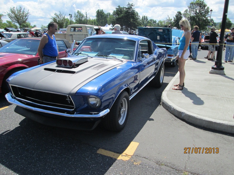 Mustang 1967 et 1968 vue au show de Granby 2013 2013_041