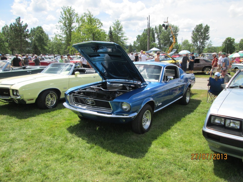 Mustang 1967 et 1968 vue au show de Granby 2013 2013_044