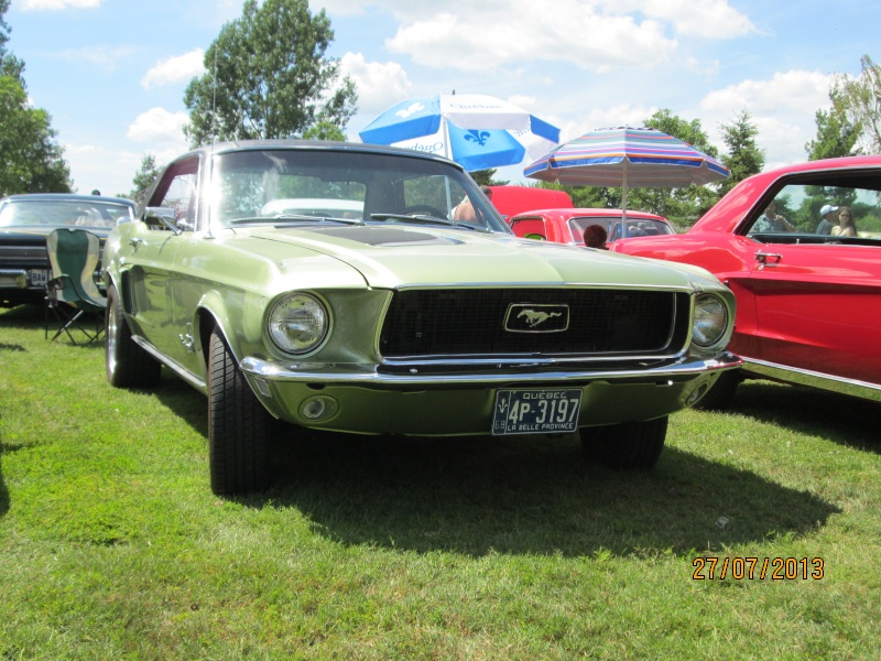 Mustang 1967 et 1968 vue au show de Granby 2013 2013_058