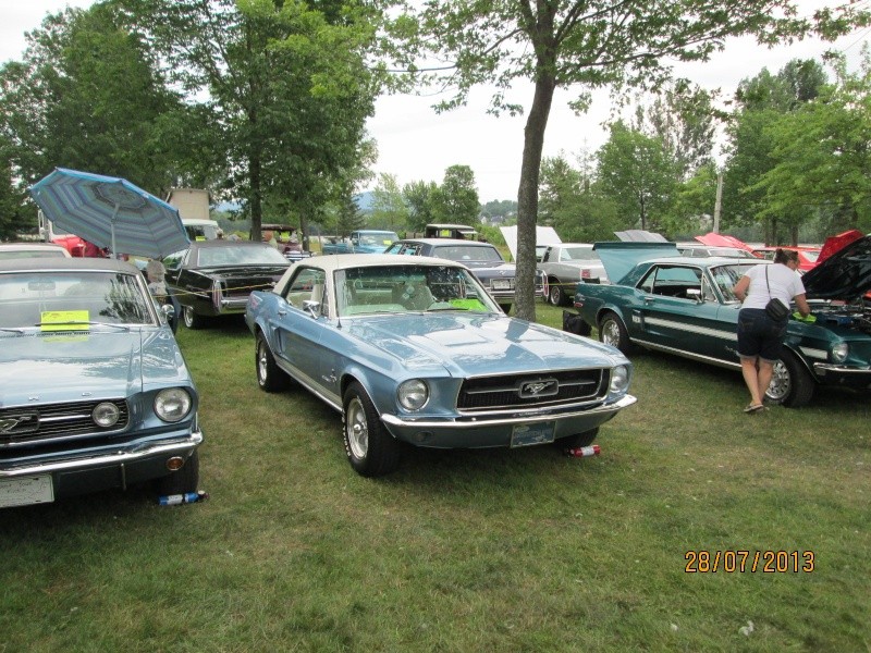 Mustang 1967 et 1968 vue au show de Granby 2013 2013_065