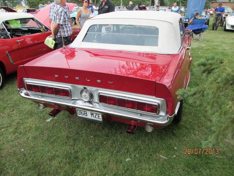 Mustang 1967 et 1968 vue au show de Granby 2013 2013_069