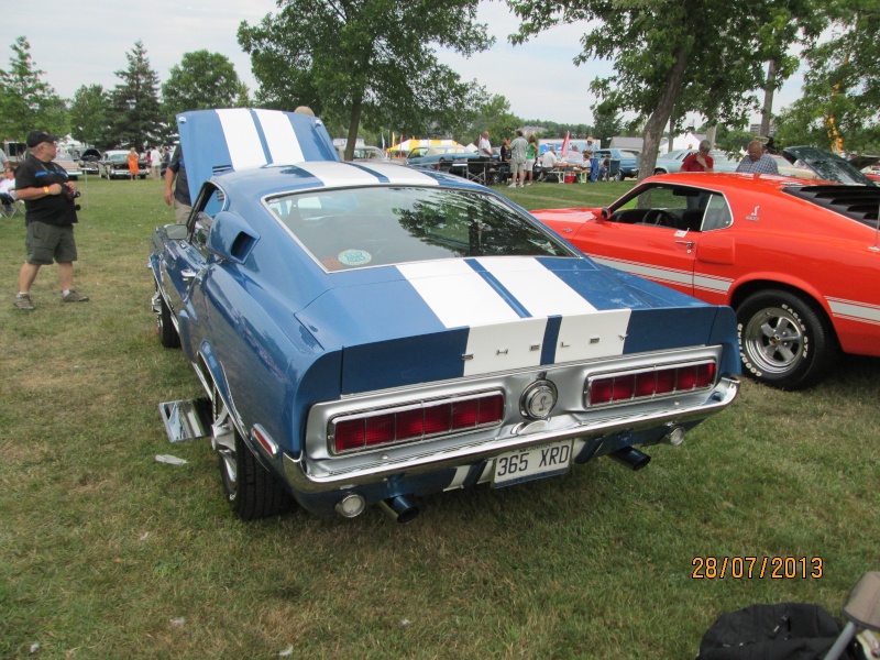 Mustang 1967 et 1968 vue au show de Granby 2013 2013_070