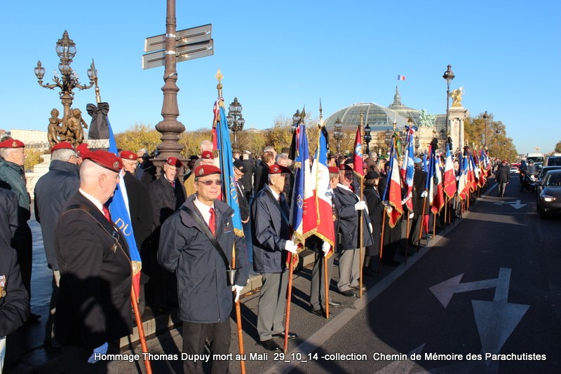 CEREMONIE D'HOMMAGE PARISIEN ADJUDANT Thomas DUPUY mort au Mali 29 oct 2014 06-img10