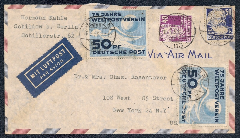 Postwertzeichen der DDR - Jahrgang 1949 - gestempelt Scann811