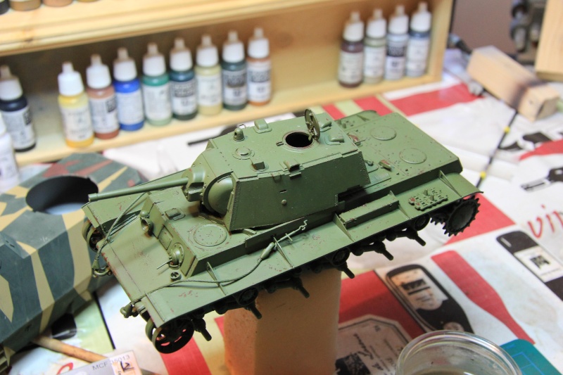KV-I mod.42 (TRUMPETER) [patine + diorama en cours] - Page 2 Img_9521