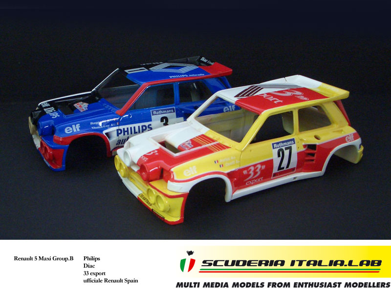 clio maxi 1/24 scouderia italia.lab Livree10