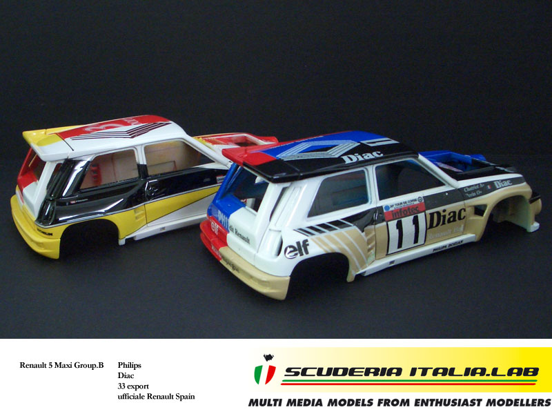 clio maxi 1/24 scouderia italia.lab Livree11