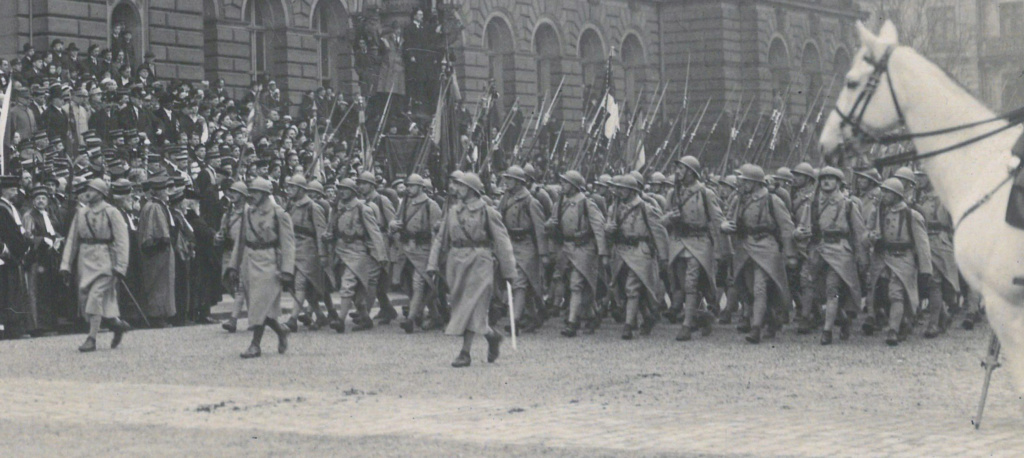 Défilé Militaire Strasbourg 1919 - Inauguration de l'Université Gp210