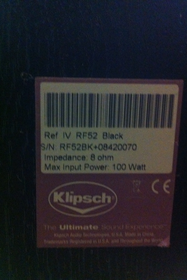 Klipsch rf52 n rc52ll Image19