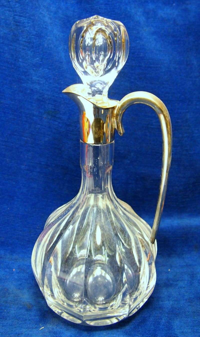 Mystery Sterling Mark on Crystal Decanter . What Maker / Country ?? P1010016