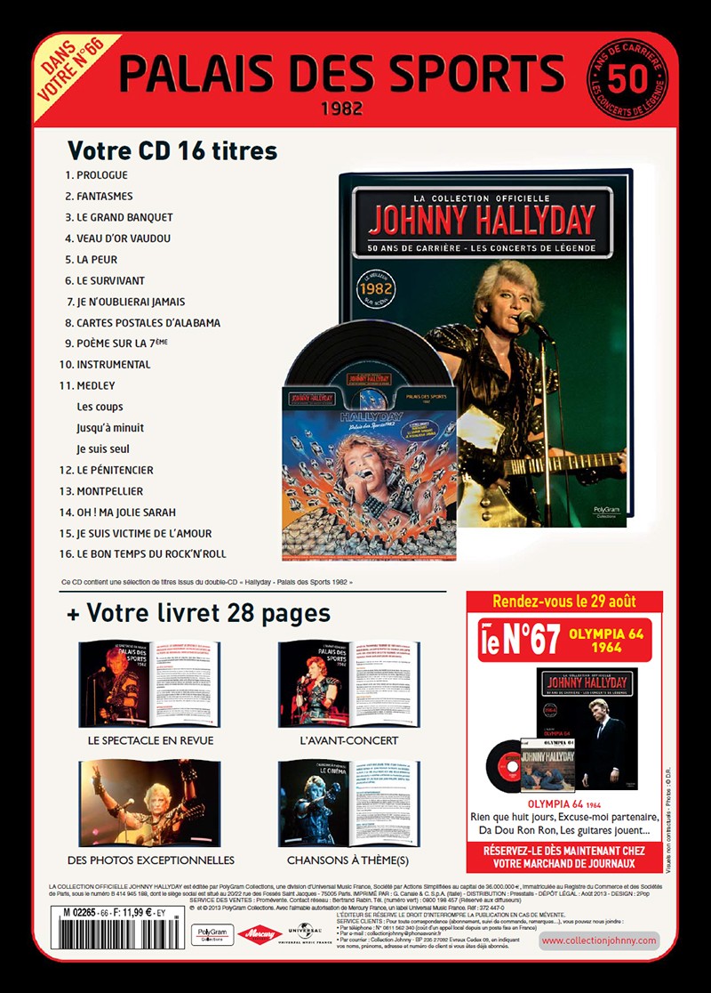 Volume 66 Palais des Sports 1982 Jhcoll11