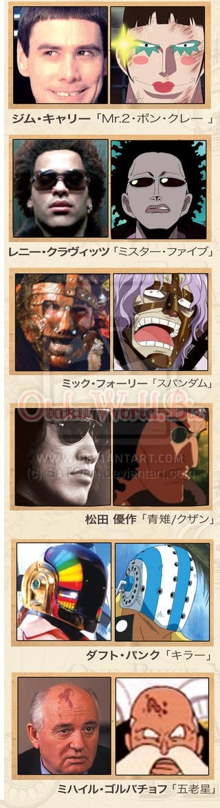 Những khuôn mặt "bản gốc" của các nhân vật trong One Piece 1196