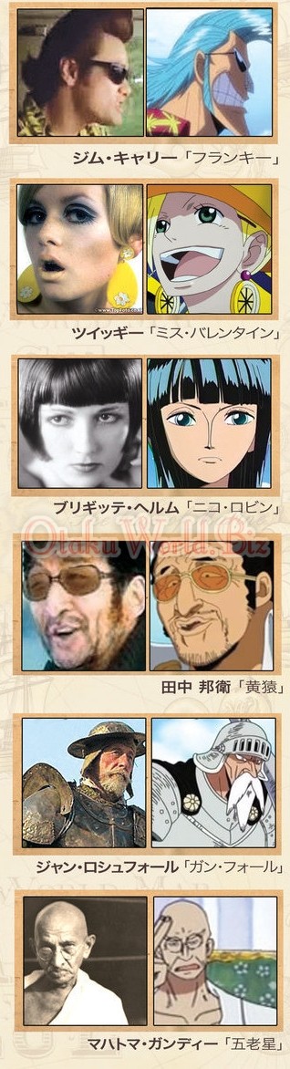 Những khuôn mặt "bản gốc" của các nhân vật trong One Piece 2171