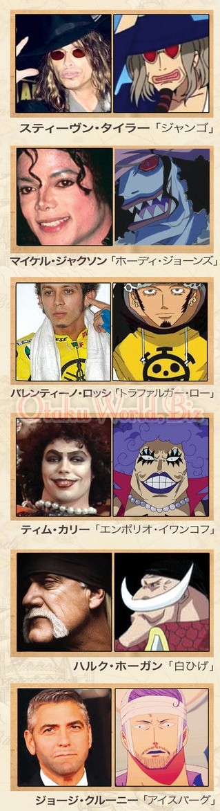 Những khuôn mặt "bản gốc" của các nhân vật trong One Piece 5115
