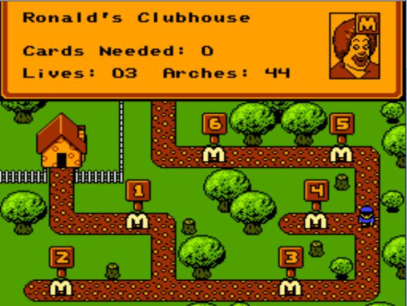 [Test] McDonaldland - Nintendo NES Map_ro10