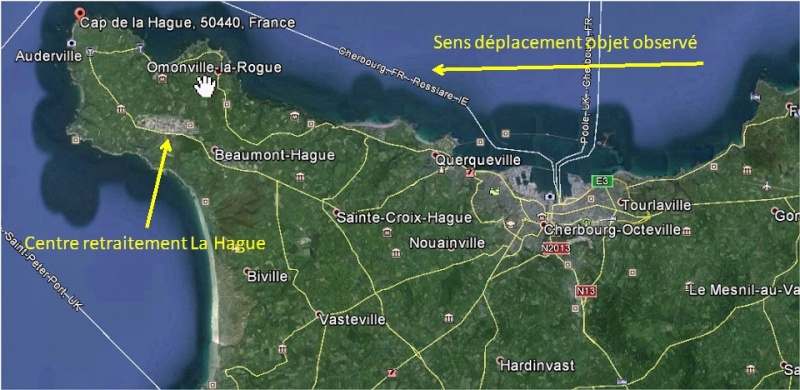 ovni - 2014: le 01/11 à 17h00 - Un phénomène ovni troublant -  Ovnis à Cherbourg-octeville - Manche (dép.50) Hague10