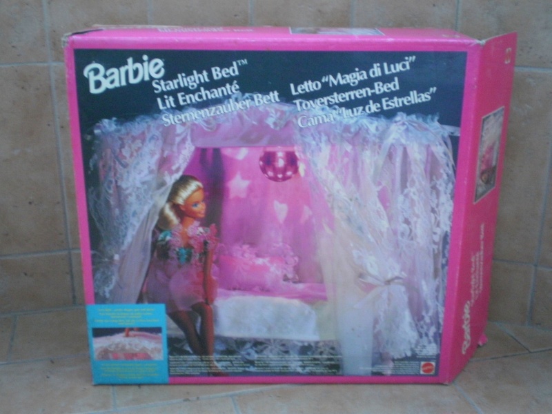 barbie - BARBIE letto magia di luci STARLIGHT BED LIT ENCHANTè #3739 ANNO 1992 PLAY SET P7150710