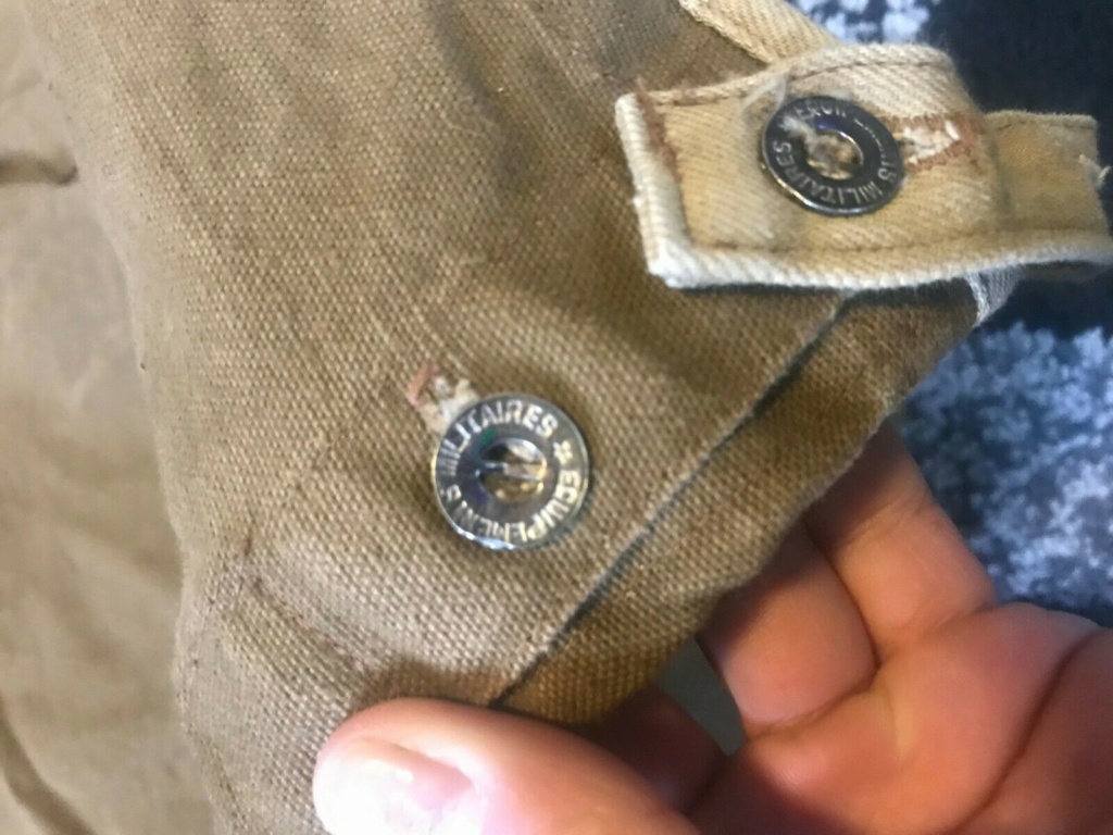 uniforme toile khaki à identifier 715