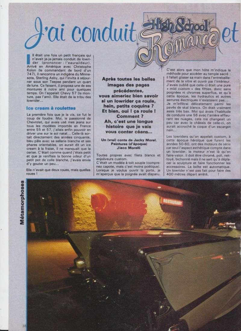 Article "Rod et Custom" années 80 110