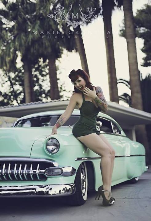 hot rod, custom and classic car babes - Page 5 67629_10
