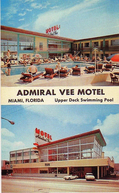 The Admiral Vee Motel at 8000 Biscayne Boulevard in Miami Edd40710