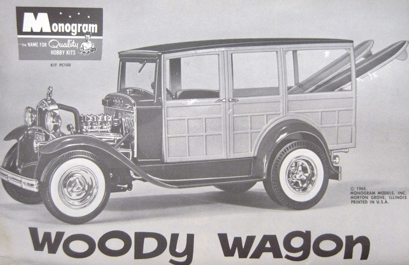 1930 Ford Model "A" Wagon - Woody Wagon - Hot rod - 1:24 scale - Monogram T2ec1615