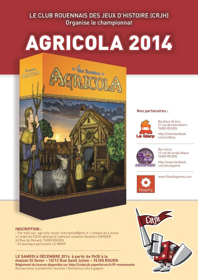 TOURNOI AGRICOLA - SAMEDI 6 DECEMBRE 2014 Affich10