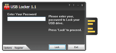 تحميل برنامج لحماية فلاش ميموري برقم سري USB LOCKER  1.1 Usbloc10