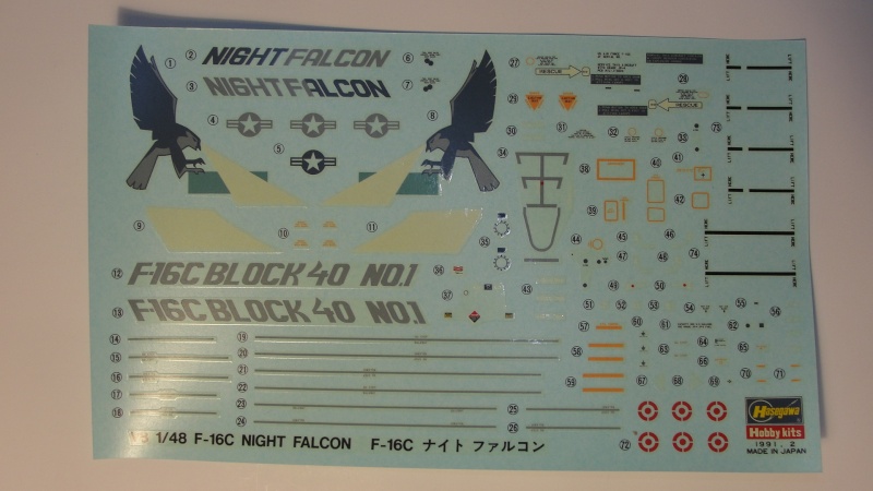 F-16C Night Falcon - Hasegawa 1/48 01019