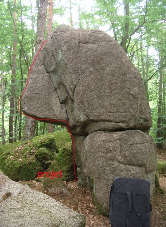 Bloc du Rocher de l'Âne Projet10