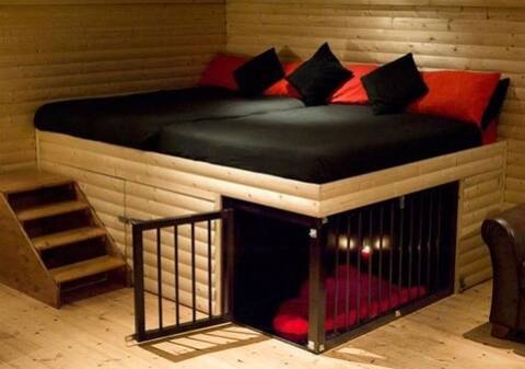 Built in crate under the bed...good idea or bad?