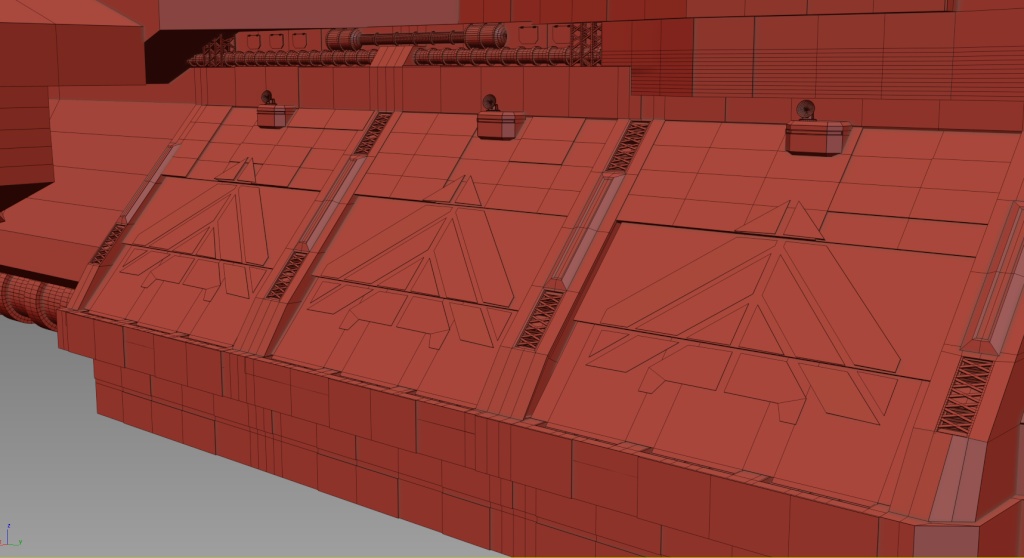 [Modélisation 3D]"Tryskell" Excelsior MKII class battleship  Tourel13