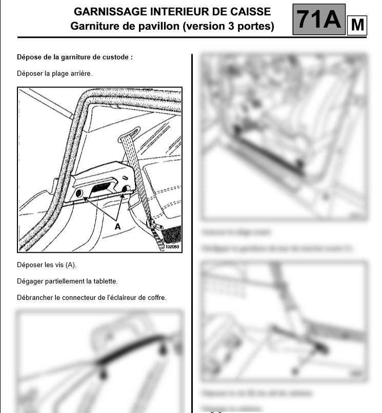 Tuto Montage radar de recul Mégane Berline Rta10