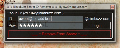 BlackBuzz Server ID Remover 13700810
