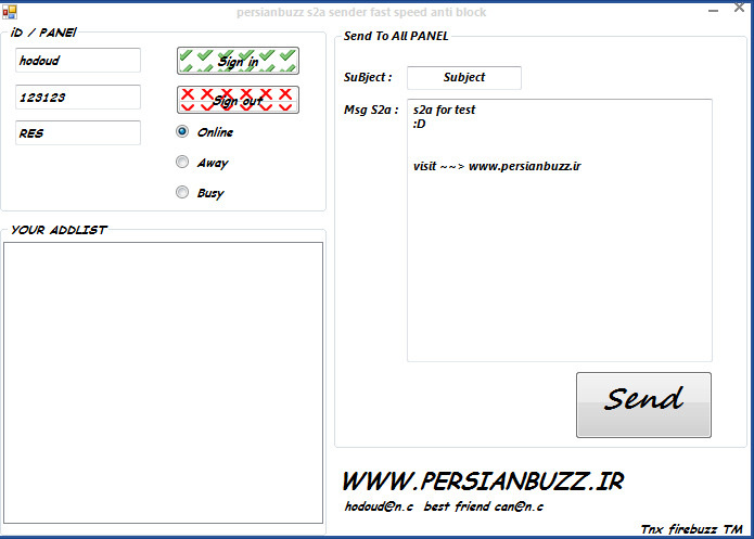 persianbuzz s2a sender v2 89465710