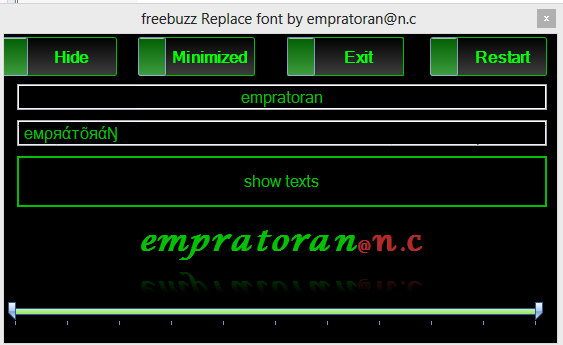 FreebuzZ Replace Font Captur16