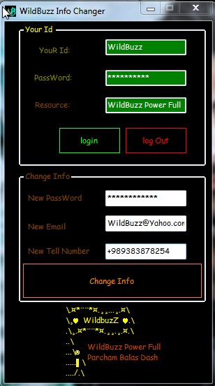 WildBuzz TeaM Info Changer  Info2010
