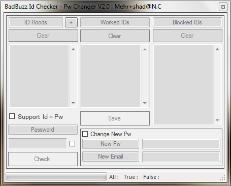 BadBuzz Best Id Checker - Pw Changer V2.0  Mil12