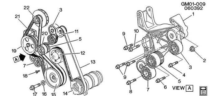 series i belt. - Write-Up: Replacing Belt Tensioner Pulley (Series I) - Page 2 3800-s10