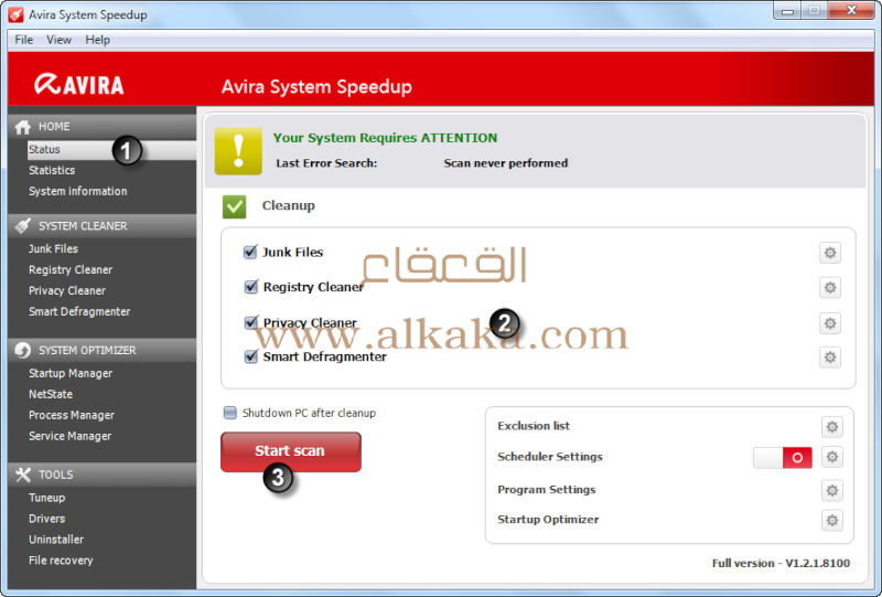 Avira Speed up 310