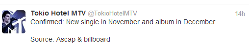 [22.09.2013] False rumor about the new album of Tokio Hotel Sh10