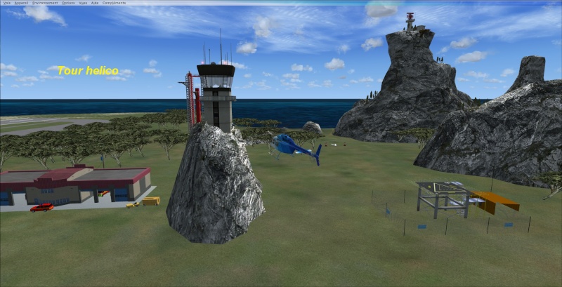 Entrainement hélicoptère sur la base de l'île Constellation 2013-927