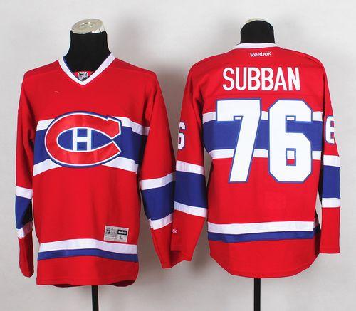 Canadiens #76 PK Subban Stitched Red New CH NHL Jersey / 80$ Canadi11