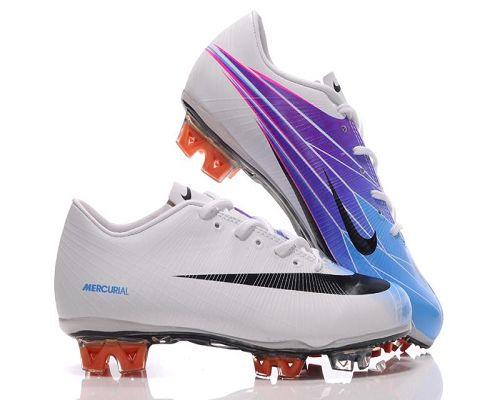 Nike Soccer Football Shoes blanc/bleu / 80$ Shoes-24
