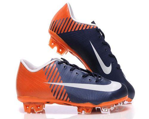 Nike Soccer Football Shoes orange/gris,noir/blanc / 85$ Shoes-25